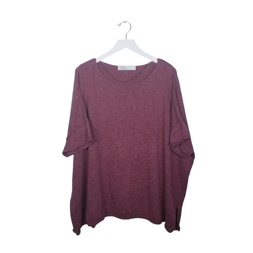 FREE PEOPLE FP BEACH "Winnie" Sweater Tee - Large